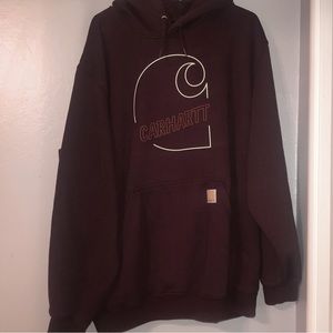 Carhartt Men’s Loose Fit Midweight Graphic Hoodie